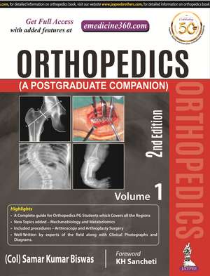 Orthopedics (A Postgraduate Companion) de Kumar Samar Biswas