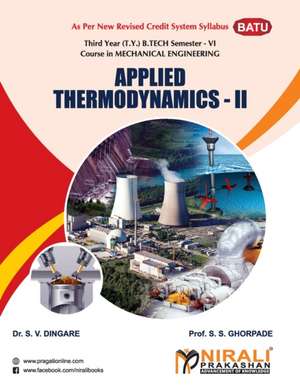 APPLIED THERMODYNAMICS-II de S. V. Dingare