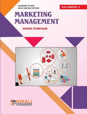 MARKETING MANAGEMENT de Aparna Tembulkar