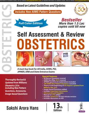 Self Assessment & Review Obstetrics de Sakshi Arora Hans