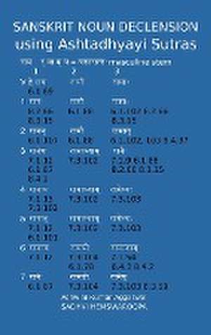 Sanskrit Noun declension using Ashtadhyayi Sutras de Ashwini Kumar Aggarwal