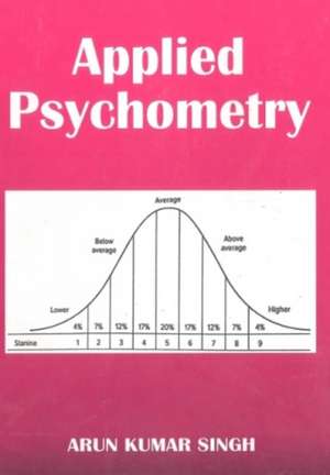 Applied Psychometry de Arun Kumar Singh