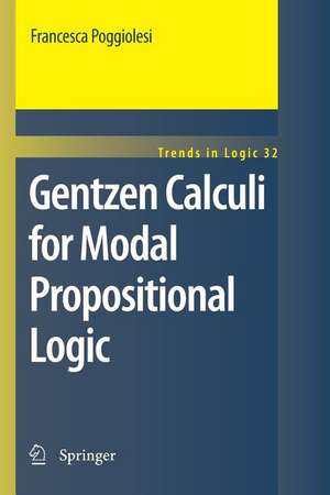 Gentzen Calculi for Modal Propositional Logic de Francesca Poggiolesi