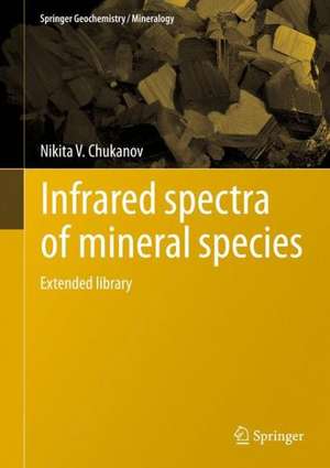 Infrared spectra of mineral species: Extended library de Nikita V. Chukanov