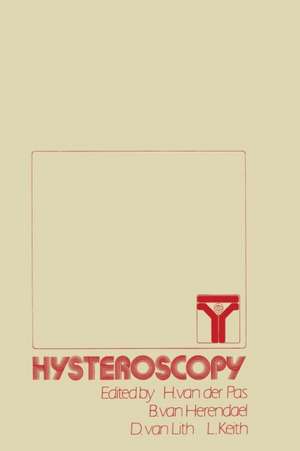 Hysteroscopy de H. van der Pas