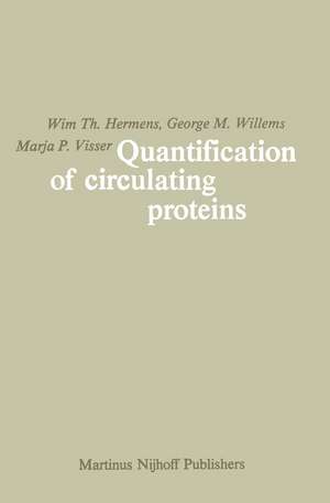 Quantification of Circulating Proteins: Theory and applications based on analysis of plasma protein levels de Wim Th. Hermens