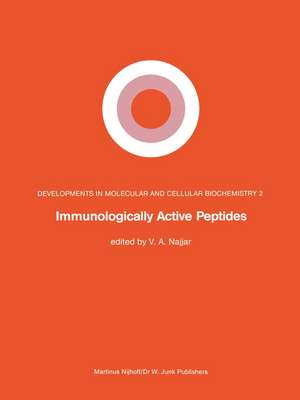 Immunologically Active Peptides de V.A. Najjar