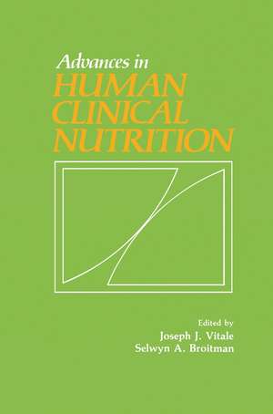 Advances in Human Clinical Nutrition de Joseph J. Vitale