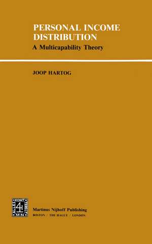 Personal Income Distribution: A Multicapability Theory de J.A. Hartog