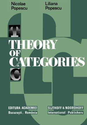 Theory of categories de Nicolae Popescu