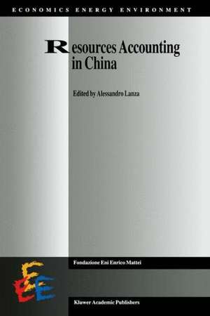 Resources Accounting in China de Alessandro Lanza