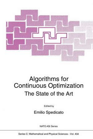 Algorithms for Continuous Optimization: The State of the Art de E. Spedicato