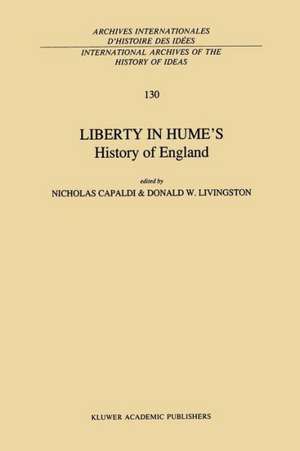 Liberty in Hume’s History of England de N. Capaldi