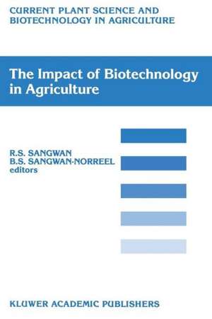 The Impact of Biotechnology on Agriculture: Proceedings of the International Conference: “The Meeting Point Between Fundamental and Applied in vitro Culture Research”, held at Amiens (France), July 10–12, 1989 de Rajbir S. Sangwan