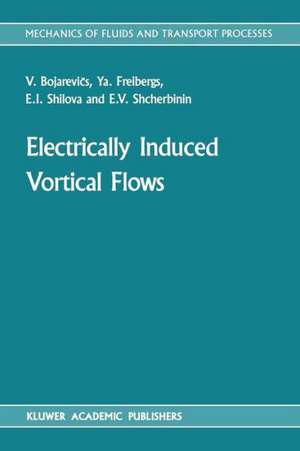 Electrically Induced Vortical Flows de V. Bojarevi°s