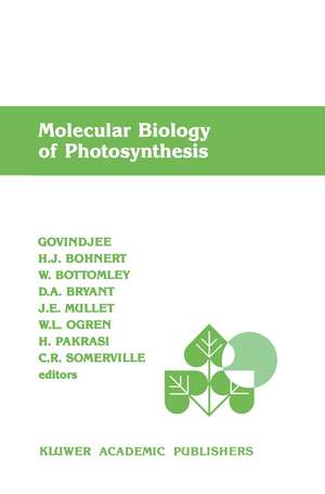 Molecular Biology of Photosynthesis de Govindjee