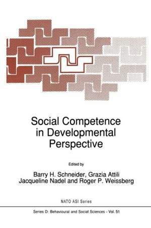 Social Competence in Developmental Perspective de B.H. Schneider