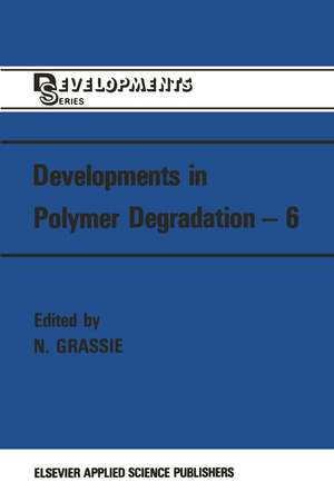 Developments in Polymer Degradation—7 de N. Grassie