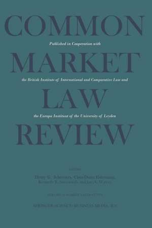 Common Market Law Review de Henry G. Schermers