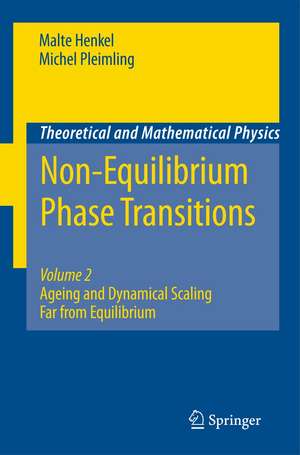 Non-Equilibrium Phase Transitions: Volume 2: Ageing and Dynamical Scaling Far from Equilibrium de Malte Henkel