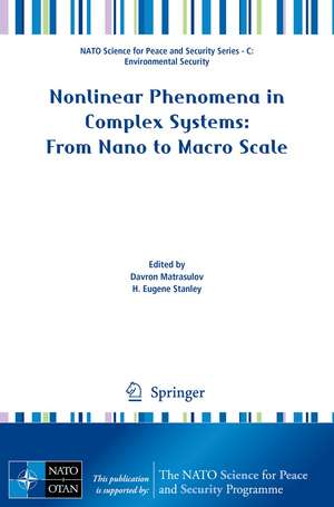 Nonlinear Phenomena in Complex Systems: From Nano to Macro Scale de Davron Matrasulov