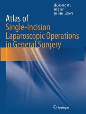 Atlas of Single-Incision Laparoscopic Operations in General Surgery de Shuodong Wu