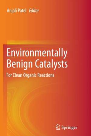 Environmentally Benign Catalysts: For Clean Organic Reactions de Anjali Patel