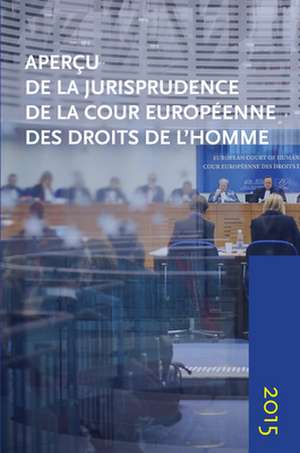 Apercu de la Jurisprudence de la Cour Europeenne Des Droits de L'Homme