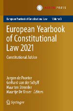 European Yearbook of Constitutional Law 2021: Constitutional Advice de Jurgen de Poorter