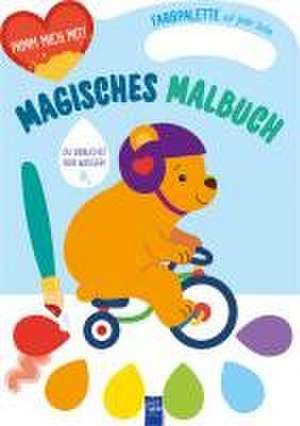 Magisches Malbuch - Cover blau (Bär)