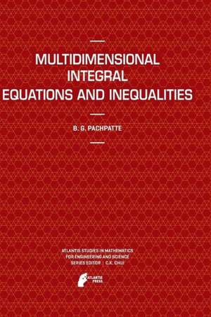 Multidimensional Integral Equations and Inequalities de B.G. Pachpatte