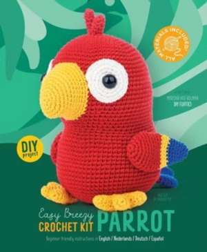 Easy Breezy Crochet Kit Parrot de Mariska Vos-Bolman