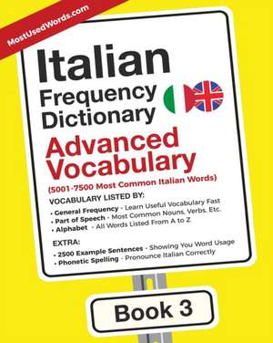 Italian Frequency Dictionary - Advanced Vocabulary de Mostusedwords