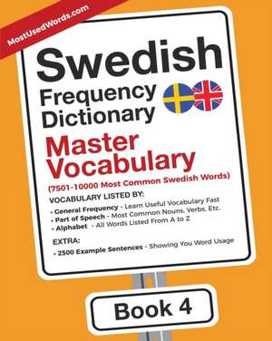 Swedish Frequency Dictionary - Master Vocabulary de Mostusedwords