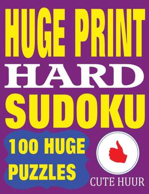 Huge Print Hard Sudoku de Cute Huur