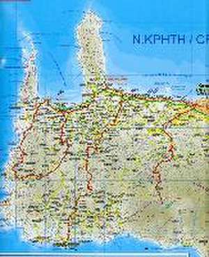 Crete laminated map 1 : 220 000