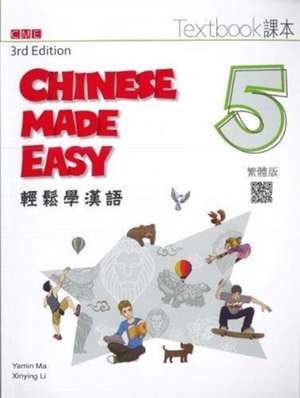 Chinese Made Easy 5 - textbook including workbook. Traditional characters version de Y Ma