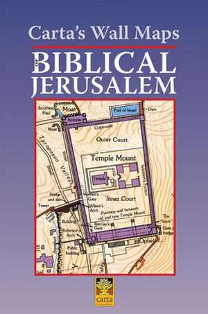 Carta's Wall Maps: Biblical Jerusalem