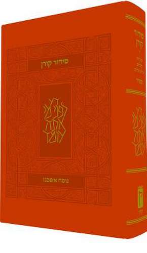 Koren Classic Siddur, Ashkenaz, Compact Flex, Orange de Koren Publishers