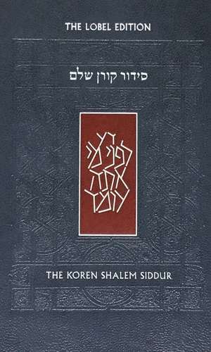 Koren Shalem Siddur with Tabs, Compact de Koren Publishers