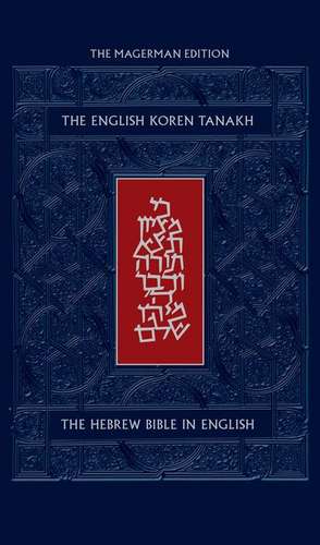 The English Koren Tanakh, Magerman Edition, Compact de Jonathan Sacks