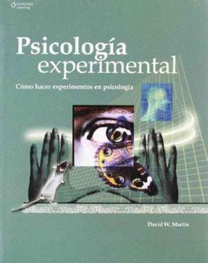 Psicología experimental de David W. Martin