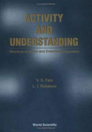 ACTIVITY & UNDERSTANDING de Fain V S