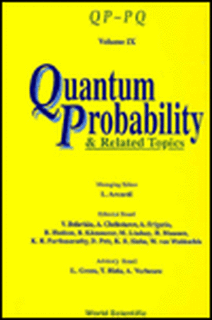 Quantum Probability and Related Topics: Qp-Pq (Volume IX) de Luigi Accardi