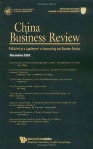 China Business Review 1995: A Supplement of the Accounting and Business Review