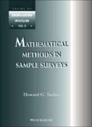 MATH'L METHODS IN SAMPLE SURVEYS (V3) de Tucker H G
