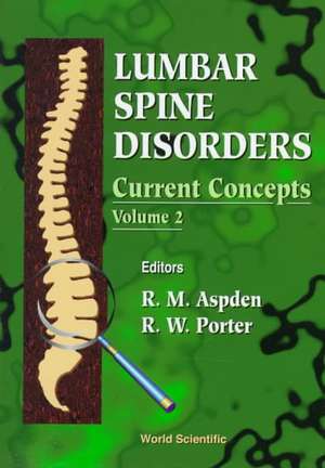 LUMBAR SPINE DISORDERS de Aspden R M