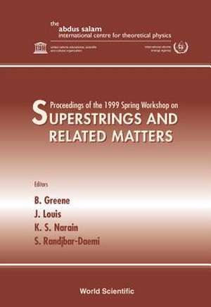 SUPERSTRINGS & RELATED MATTERS de Greene B