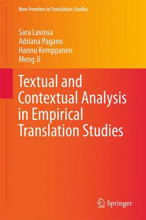 Textual and Contextual Analysis in Empirical Translation Studies de Sara Laviosa