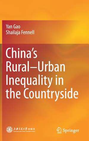 China’s Rural–Urban Inequality in the Countryside de Yan Gao